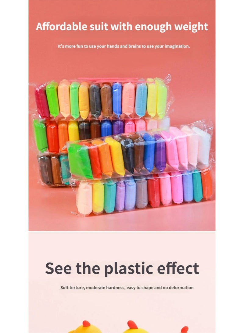 24 Colors Super Light Modeling Clay for Kids, DIY Plasticine Educational Toy for Children's Art and Craft - Image 4