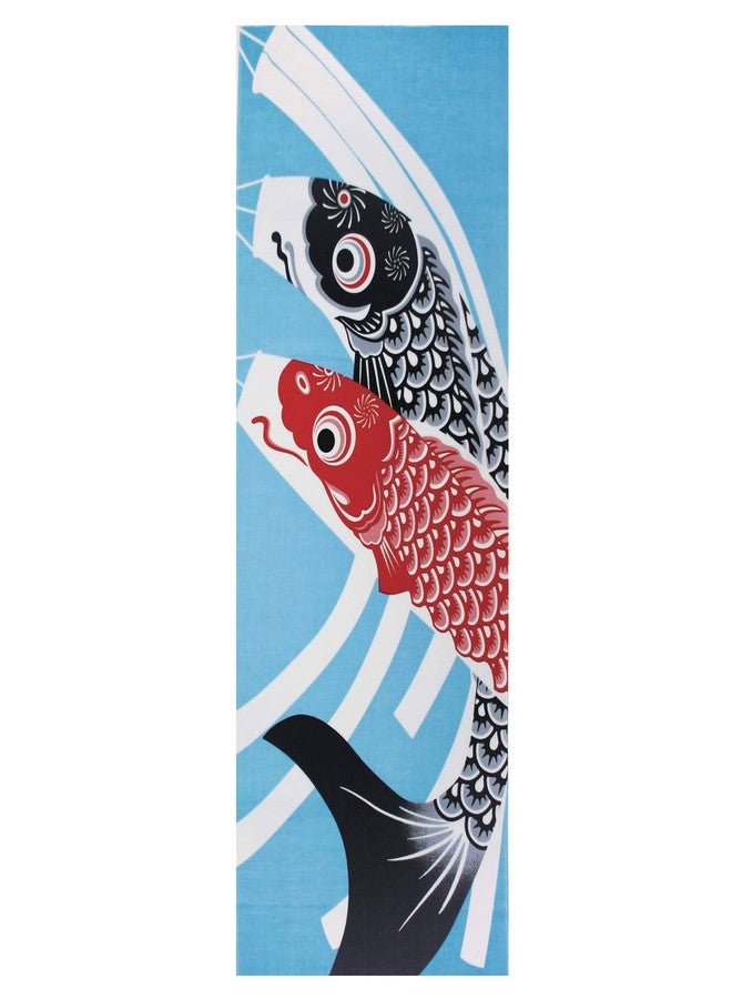 إيبينكا قماش إيبينكا تينوجوي، معلق جداري، نسيج ياباني تقليدي، صنع في اليابان، قطن 100%، كارب - Image 1