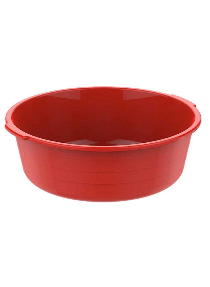 Cosmoplast Premium Heavy Duty Multi-Purpose Round Plastic Basin Assorted Colors 14 Inch - Image 4