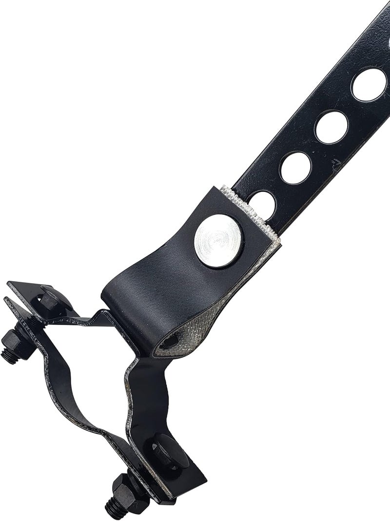 JQuad RV Generator Muffler Hanger Tail Pipe Exhaust Bracket - Compatible with Onan Cummins (Black) - Image 2