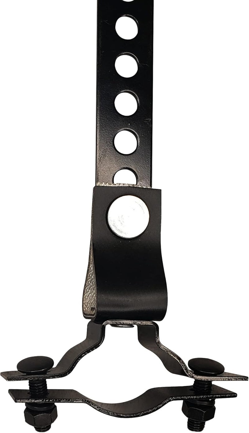 JQuad RV Generator Muffler Hanger Tail Pipe Exhaust Bracket - Compatible with Onan Cummins (Black) - Image 1