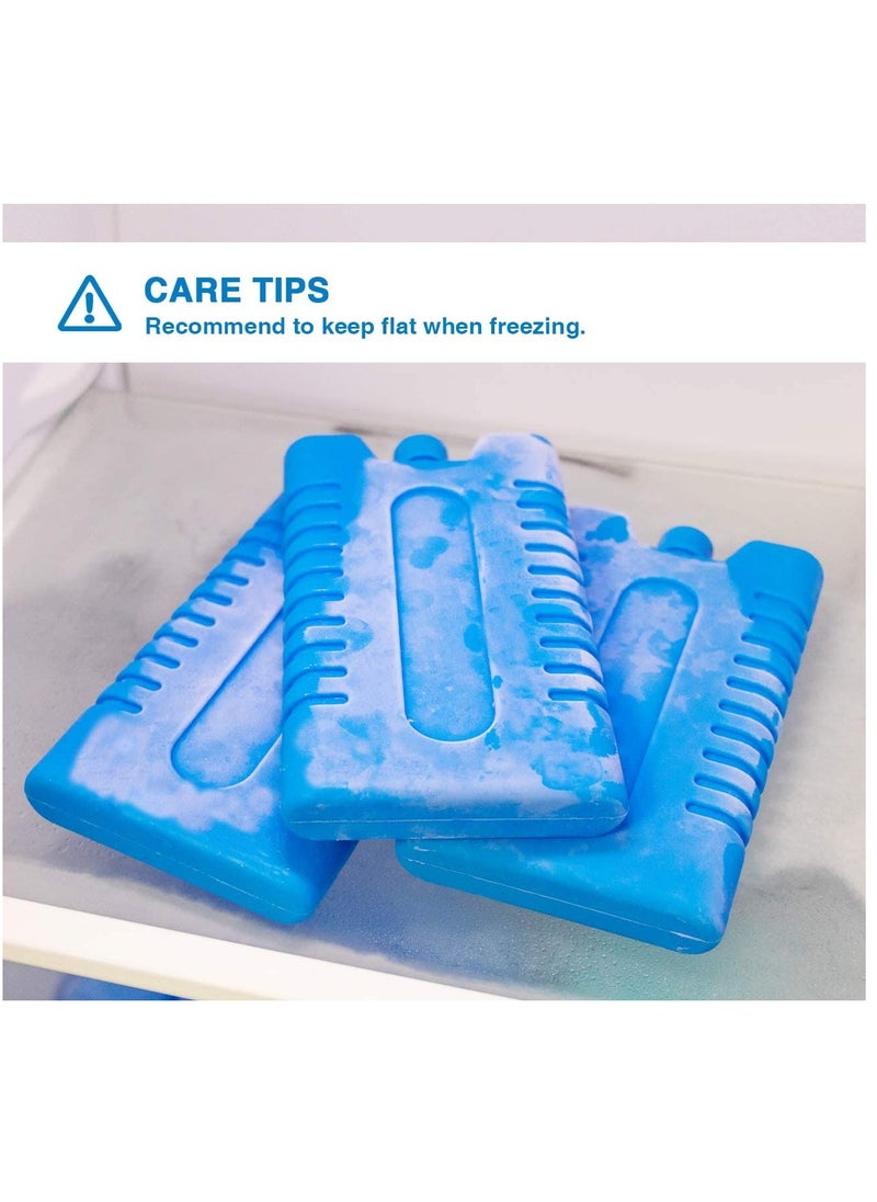 KASTWAVE - Freezer Blocks, Freeze Boards, Ice Packs Reusable, Keep Foods & drinks cooler Suitable for Picnics, Cooler bags and Cool Boxes Pack of 6 - Image 1