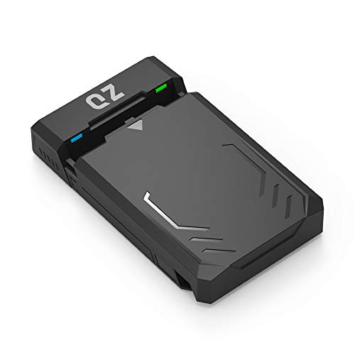 QZ 3.5 inch USB 3.1 SATA Hard Disk External Enclosure Case for 3.5/2.5 inch Black - Image 1