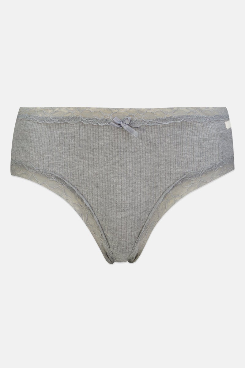 Kensie Women 5 Pieces Textured Hipster Panties, Multicolor - Image 4