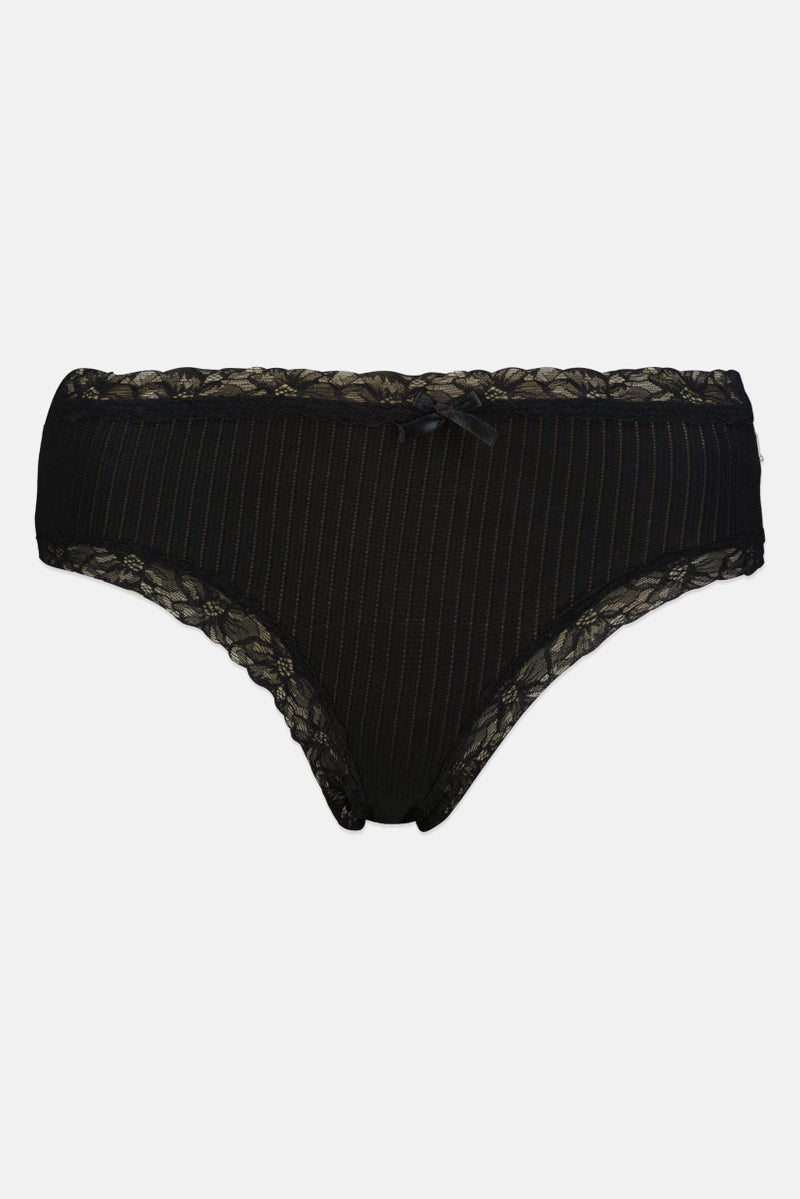 Kensie Women 5 Pieces Textured Hipster Panties, Multicolor - Image 2