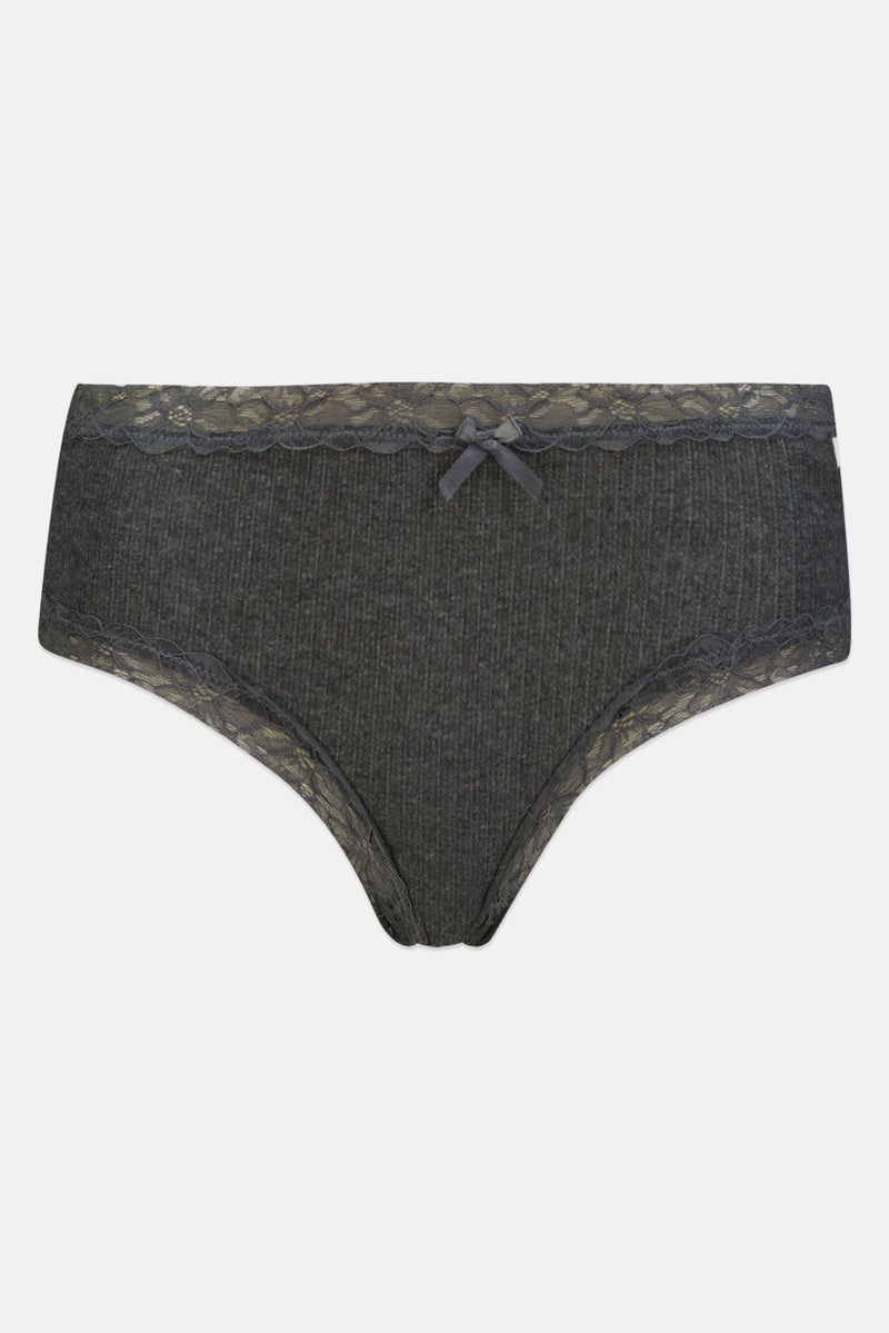 Kensie Women 5 Pieces Textured Hipster Panties, Multicolor - Image 5