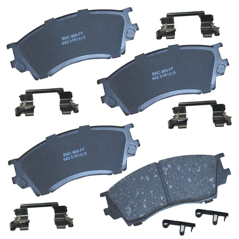 بنديكس وسادات فرامل أمامية سيراميكية Bendix Premium SBC643 لسيارة Mazda Millenia (2002-1995) - Image 1
