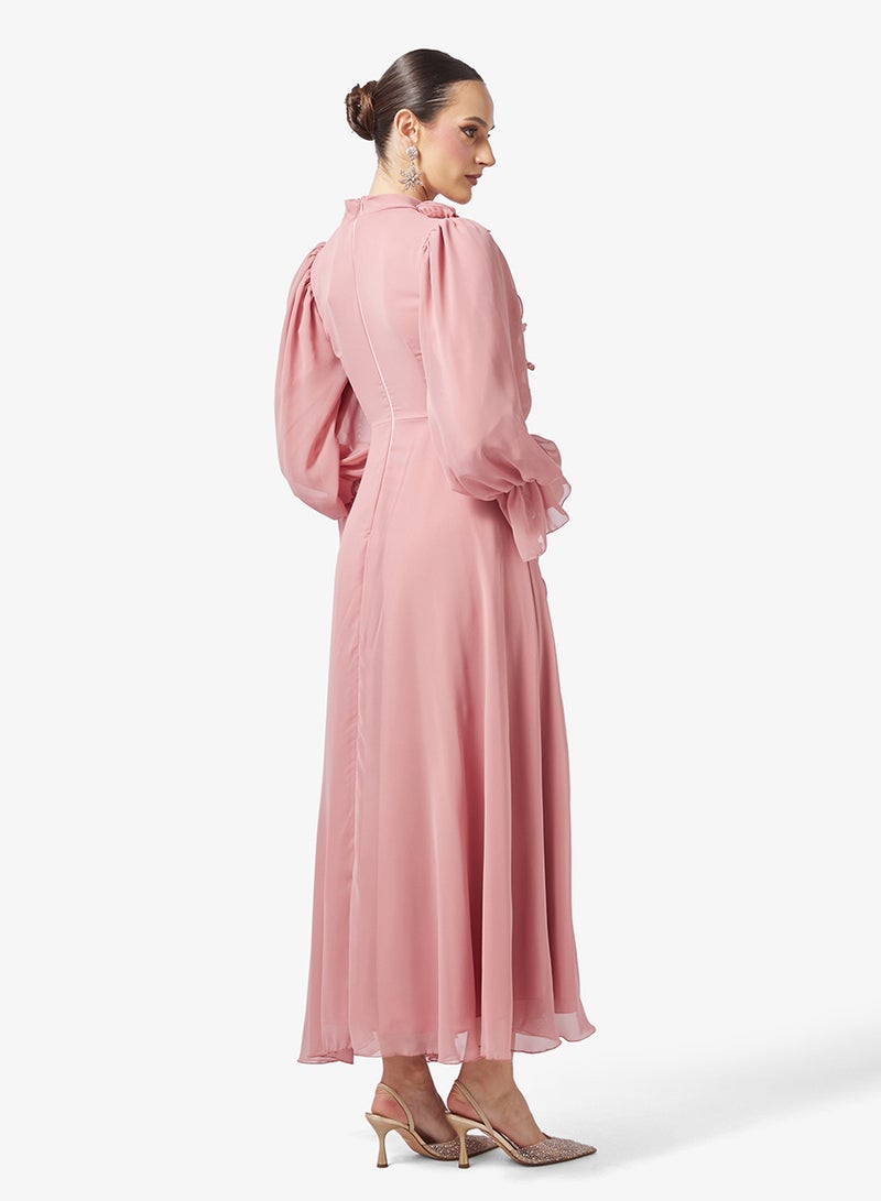Khizana A-line Dress With Ruffles - Image 2