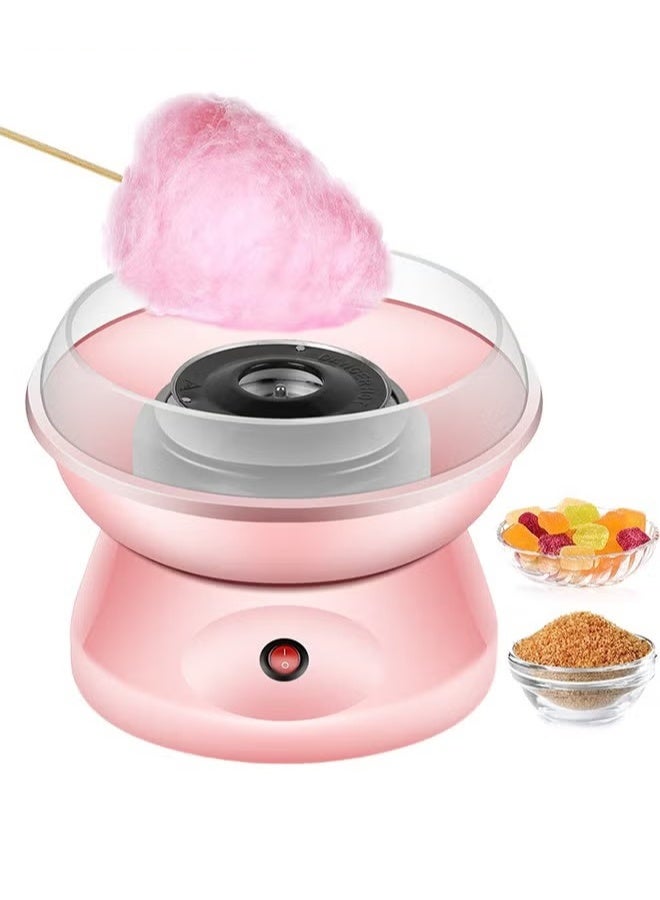 آلة الحلوى القطنية,صانع الحلوى القطنية المحمولة,آلة مارشمالو DIY مع لوحة كبيرة مقاومة للرش للمنزل سينما عيد ميلاد العائلة - Image 1