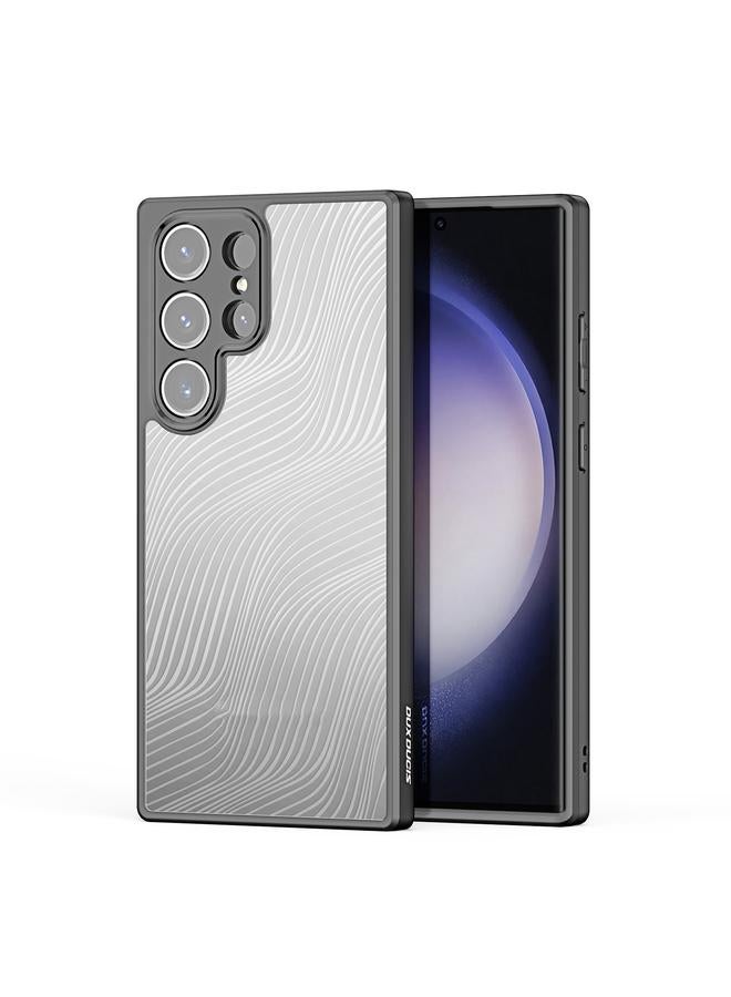 The Bros Case For Samsung Galaxy S23 Ultra Aimo Series TPU + PC Frosted Feel Phone Case