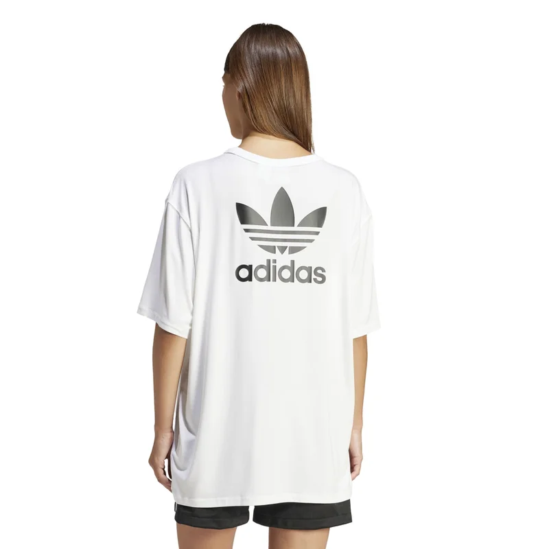 adidas تيشيرت تريفويل أوريجينالز أبيض نسائي