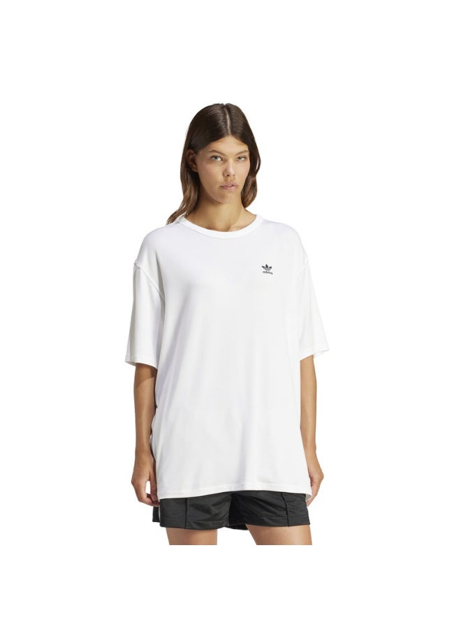 Adidas adidas TREFOIL TEE OS White Originals Women T-SHIRTS  - Image 3