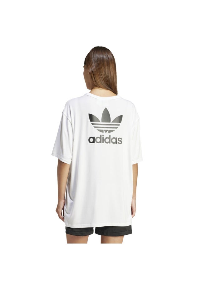 Adidas adidas TREFOIL TEE OS White Originals Women T-SHIRTS  - Image 4