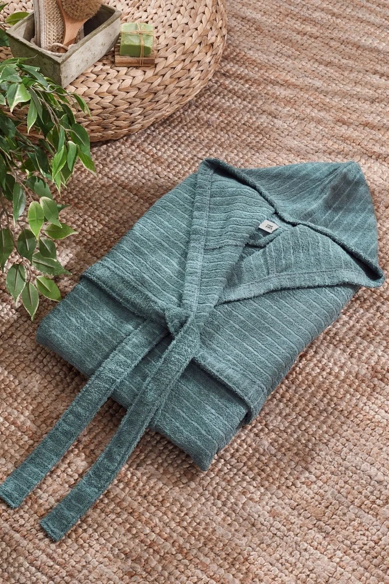 Casnack Quina 2-Piece Hooded Oversize Bathrobe Set