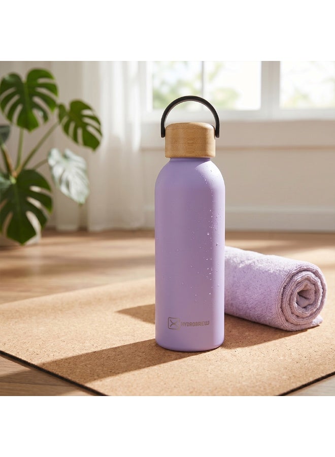 Hydrobrew 18" Backpack & Double Wall Stainless Steel Water Bottle 500ml – Purple - Image 5