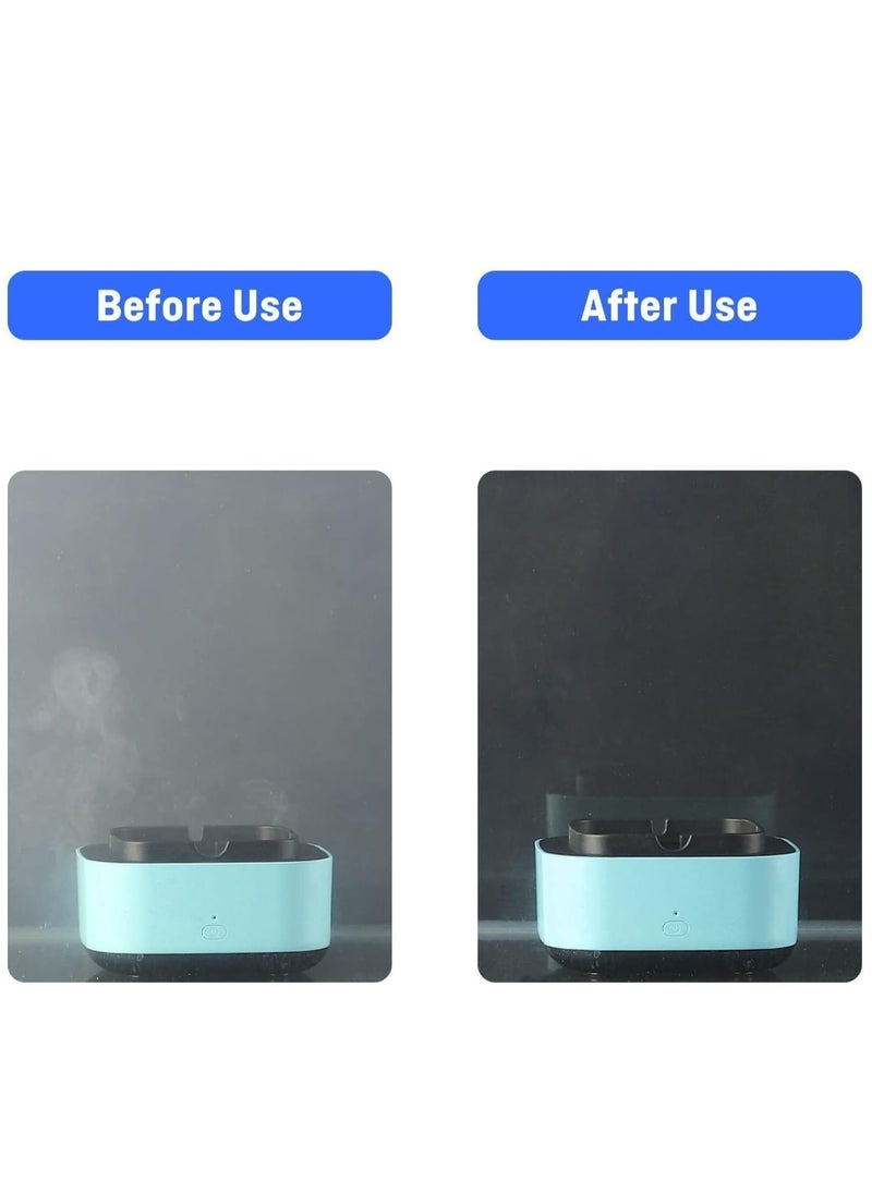 KASTWAVE - Smokeless Ashtrays for Car Indoor, 2 in 1 Air Purifier Multifunctional Negative Ion Air Fresher for Home,Office, Outdoor Blue - Image 1