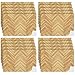 Flutesan 12 Pcs Miniature Dollhouse Wallpaper and Flooring Peel and Stick Mini DIY Self Adhesive Dollhouse Accessories 827 x 1169 Inch Twill - Image 2