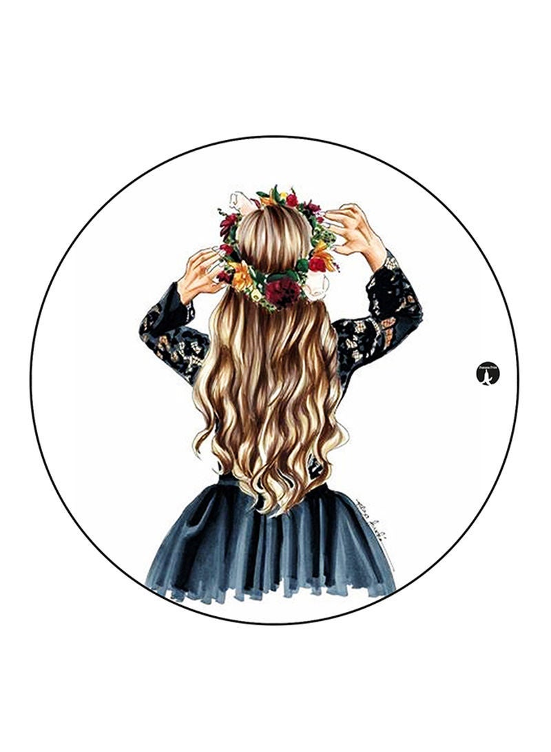 RKN Girl Printed Mouse Pad Multicolour