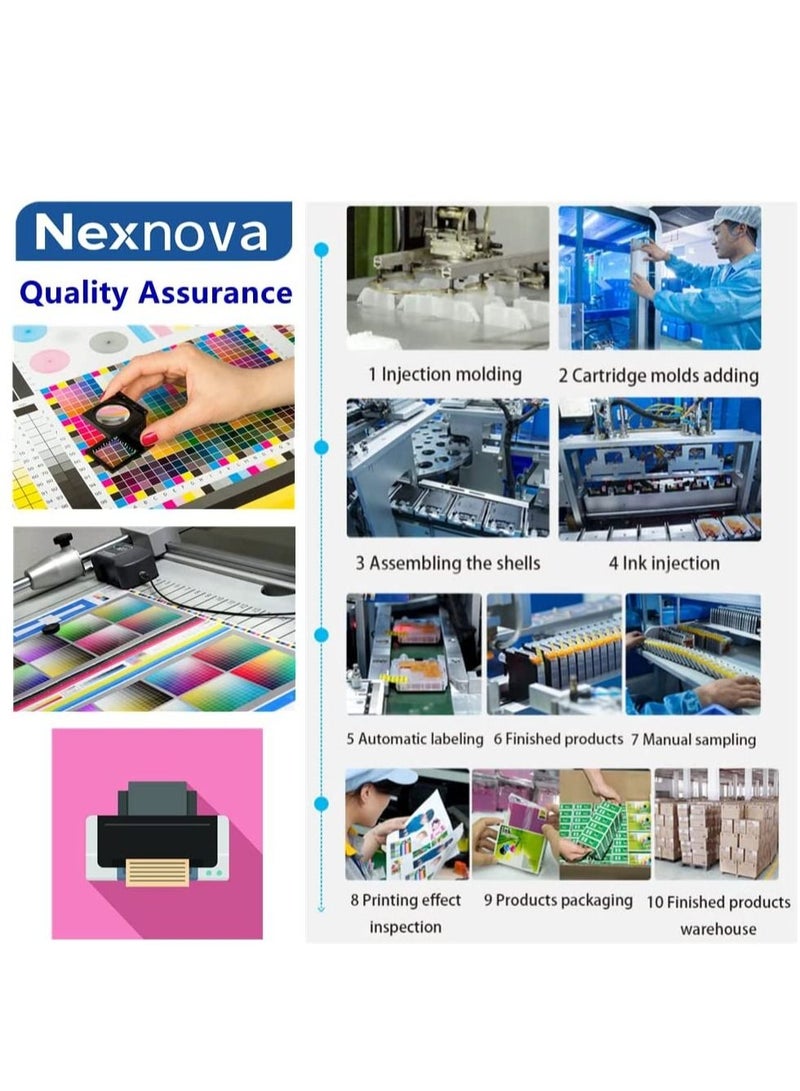 NexNova ink 178XL for HP High Yield (5-Pack) 178 XL Ink Cartridge for HP Photosmart - Image 5