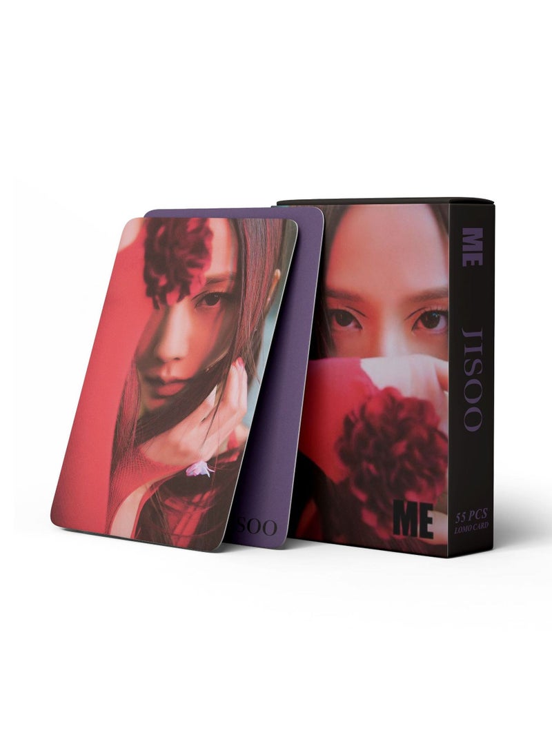 EHOME 55-Pcs Blackpink Jisoo Me New Album Single Photo Album Special Photo Filio Lomo Card  - Image 2