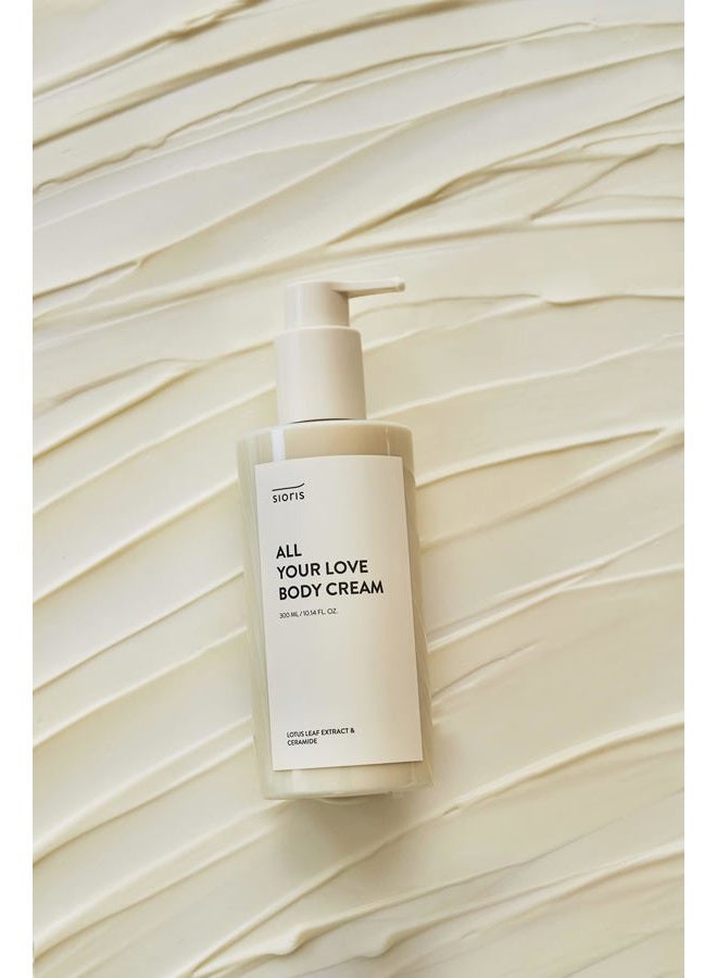 SIORIS All your love body cream 300ml 10.14floz deep moisturizing revitalize Vitamin body cream for dry and sensitive skin and family Korean skin care - Image 2