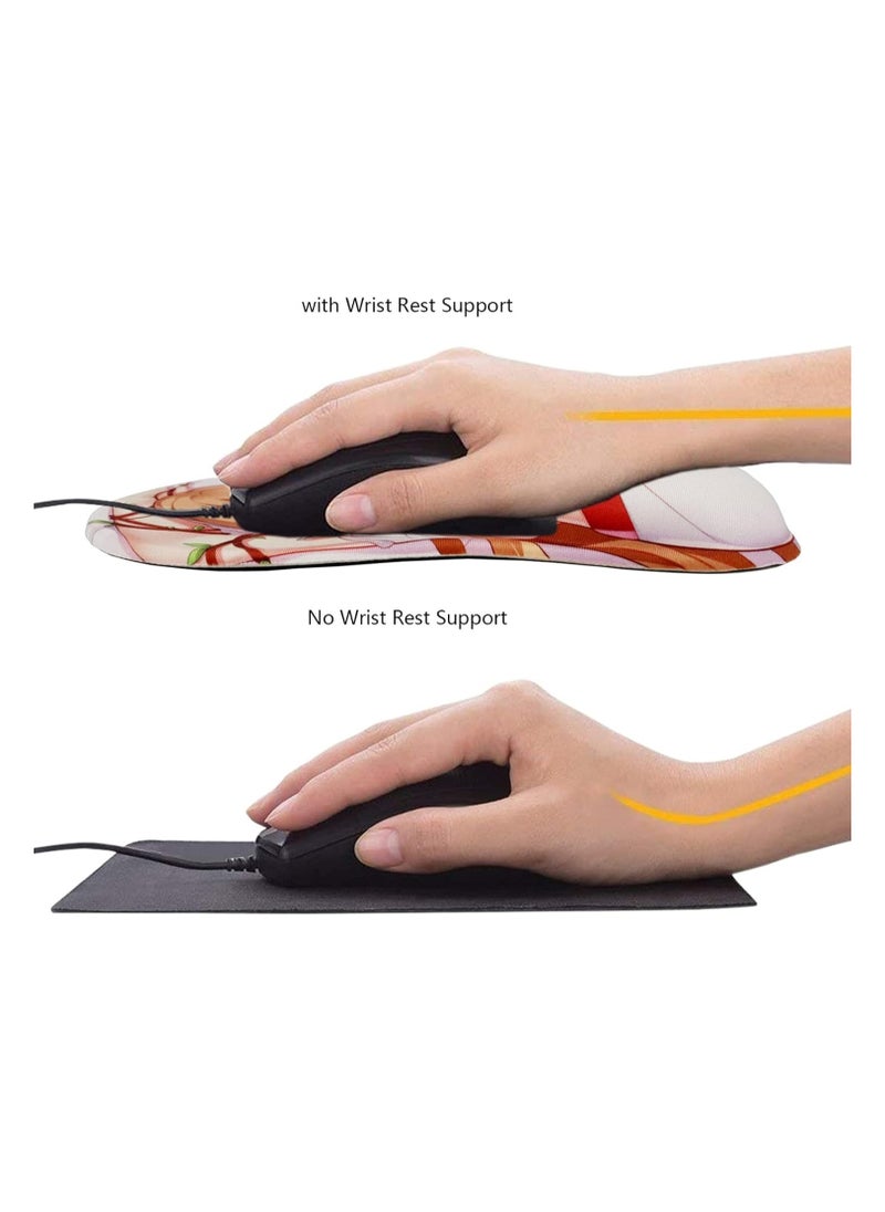 General - Anime Sword & Sworcery Mouse Pad with Wrist RestMouse Pad with Non-Slip Base - Image 1