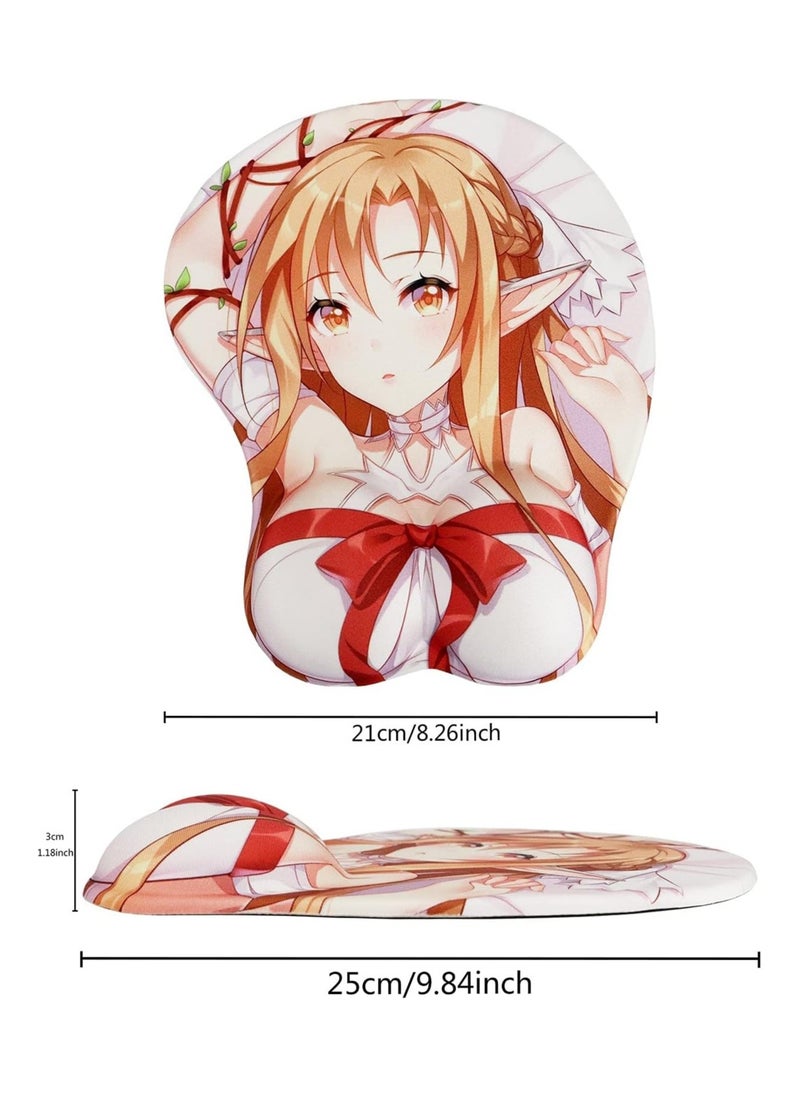 General - Anime Sword & Sworcery Mouse Pad with Wrist RestMouse Pad with Non-Slip Base - Image 1