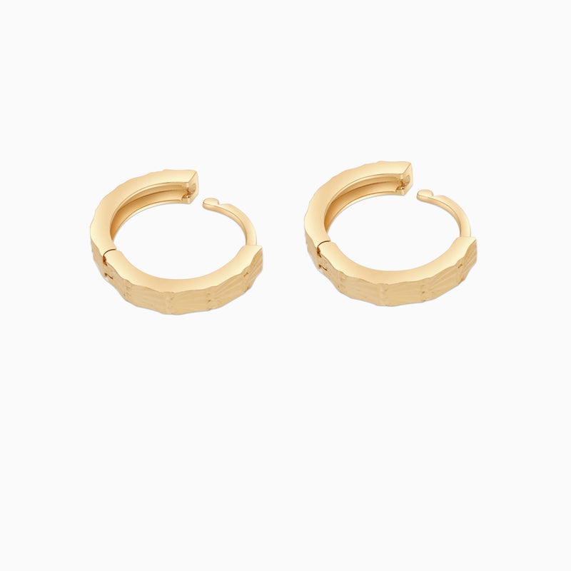 Jawhara Jewellery أقراط هووب دائرية من الذهب الأصفر عيار 18 قيراط للنساء، مجوهرات فاخرة بسيطة، خفيفة الوزن ومضادة للحساسية، أقراط دائرية كلاسيكية، أنيقة للاستخدام اليومي وللمناسبات العشاء وهدايا من جوهرة للمجوهرات - Image 4