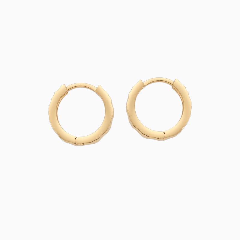 Jawhara Jewellery أقراط هووب دائرية من الذهب الأصفر عيار 18 قيراط للنساء، مجوهرات فاخرة بسيطة، خفيفة الوزن ومضادة للحساسية، أقراط دائرية كلاسيكية، أنيقة للاستخدام اليومي وللمناسبات العشاء وهدايا من جوهرة للمجوهرات - Image 3
