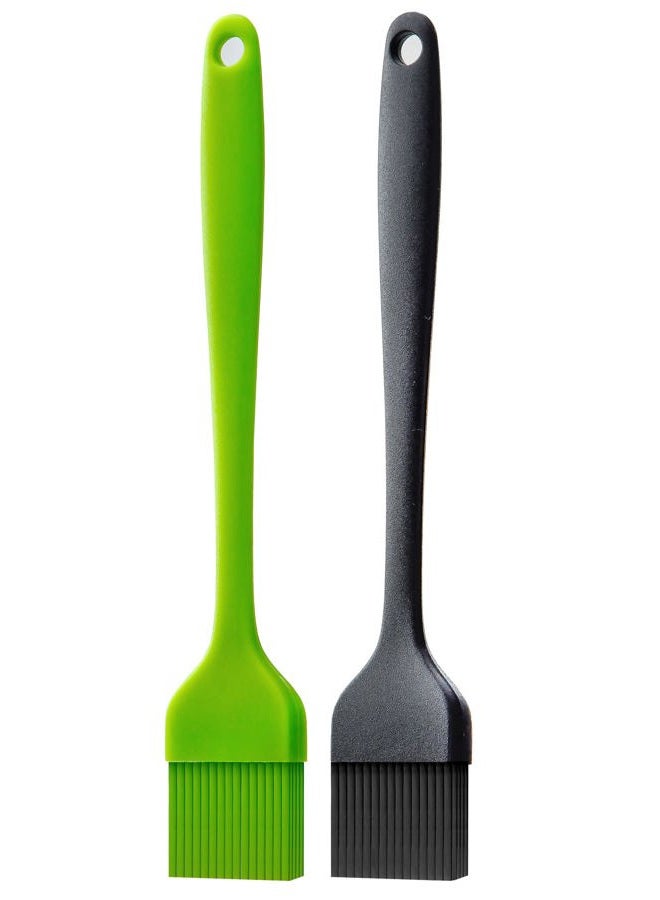 Ortarco Silicone Pastry Brush for Baking Cooking Basting Brush Heat Resistant for BBQ Grill Food Brush Spread Oil Butter Sauce 2 Pack - Image 1