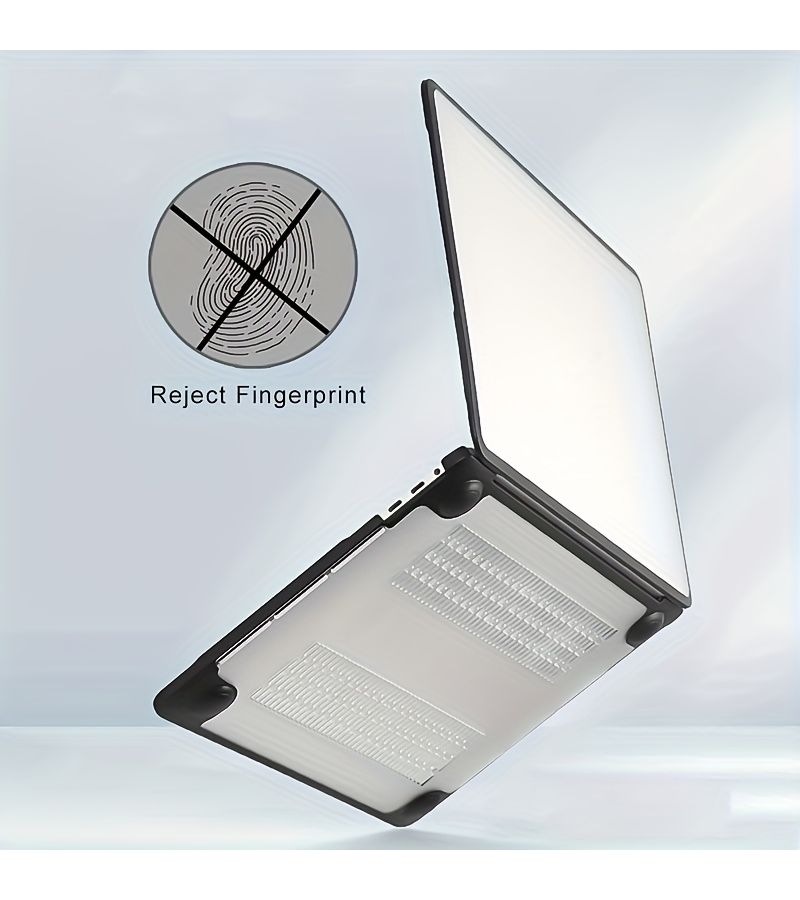 White Translucent Hard Shell Case For MacBook Pro 13 M2 M1 Intel 2022 2021 - Image 1
