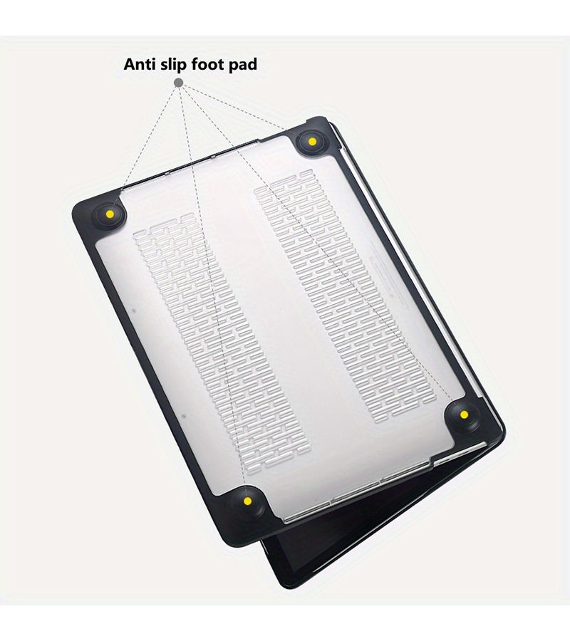 White Translucent Hard Shell Case For MacBook Pro 13 M2 M1 Intel 2022 2021 - Image 5