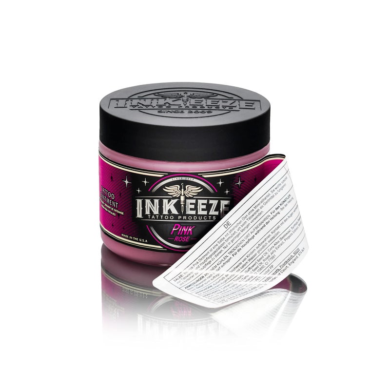 INK-EEZE Pink Tattoo Ointment for Artists and Aftercare, Essential Oils, Vegan, Cruelty Free, Made in USA, Bubble Gum, 6oz - Image 3
