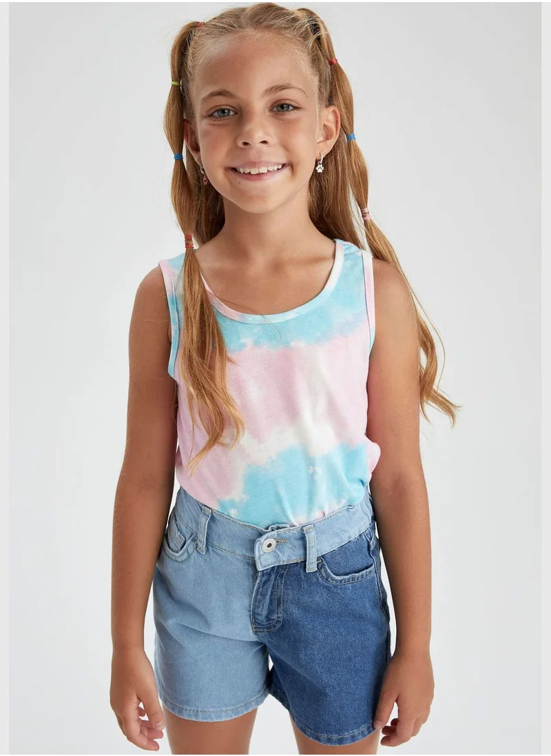 ديفاكتو Regular Fit Batik Print Vest