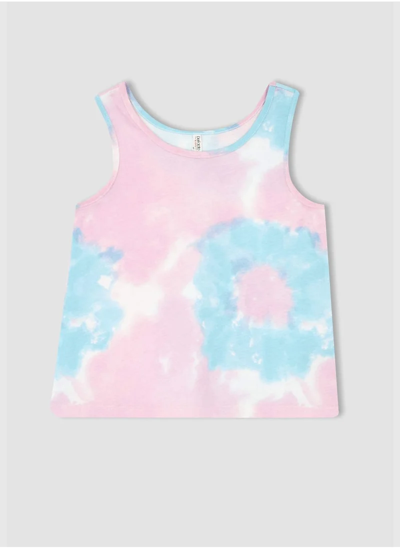 ديفاكتو Regular Fit Batik Print Vest