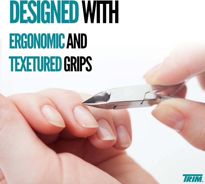 Trim Professional Stainless Steel Cuticle Nipper for Manicure and Pedicure - Image 3