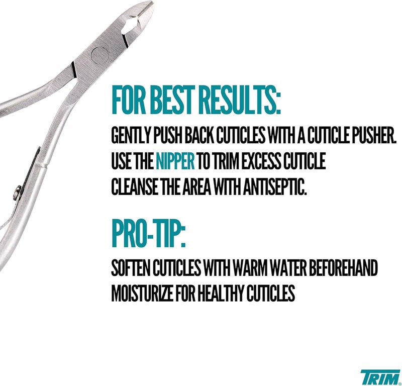 Trim Professional Stainless Steel Cuticle Nipper for Manicure and Pedicure - Image 5