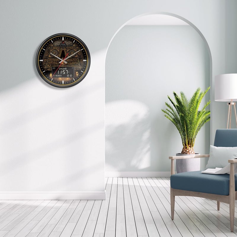 ACHAS Azan LED Prayer Wall Clock for Home/Office/Mosque - Digital Athan Read Display, Home Decor - Image 2