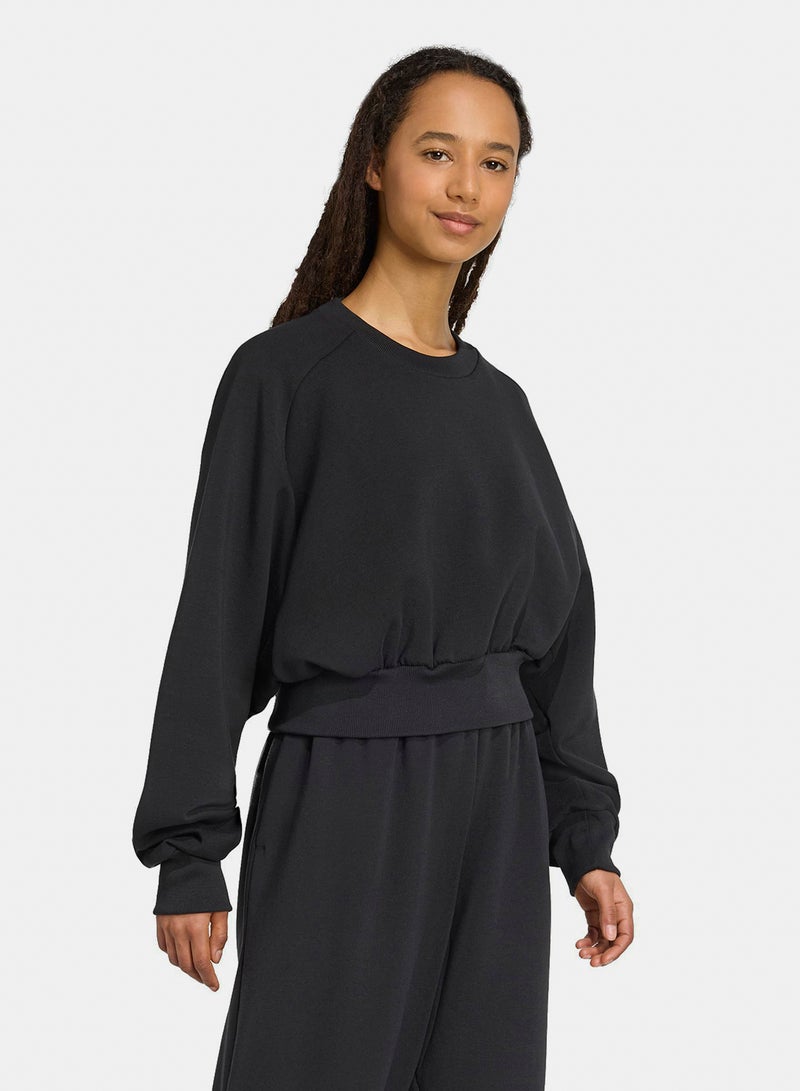 Adidas Soft Lux Crew Sweatshirt - Image 3