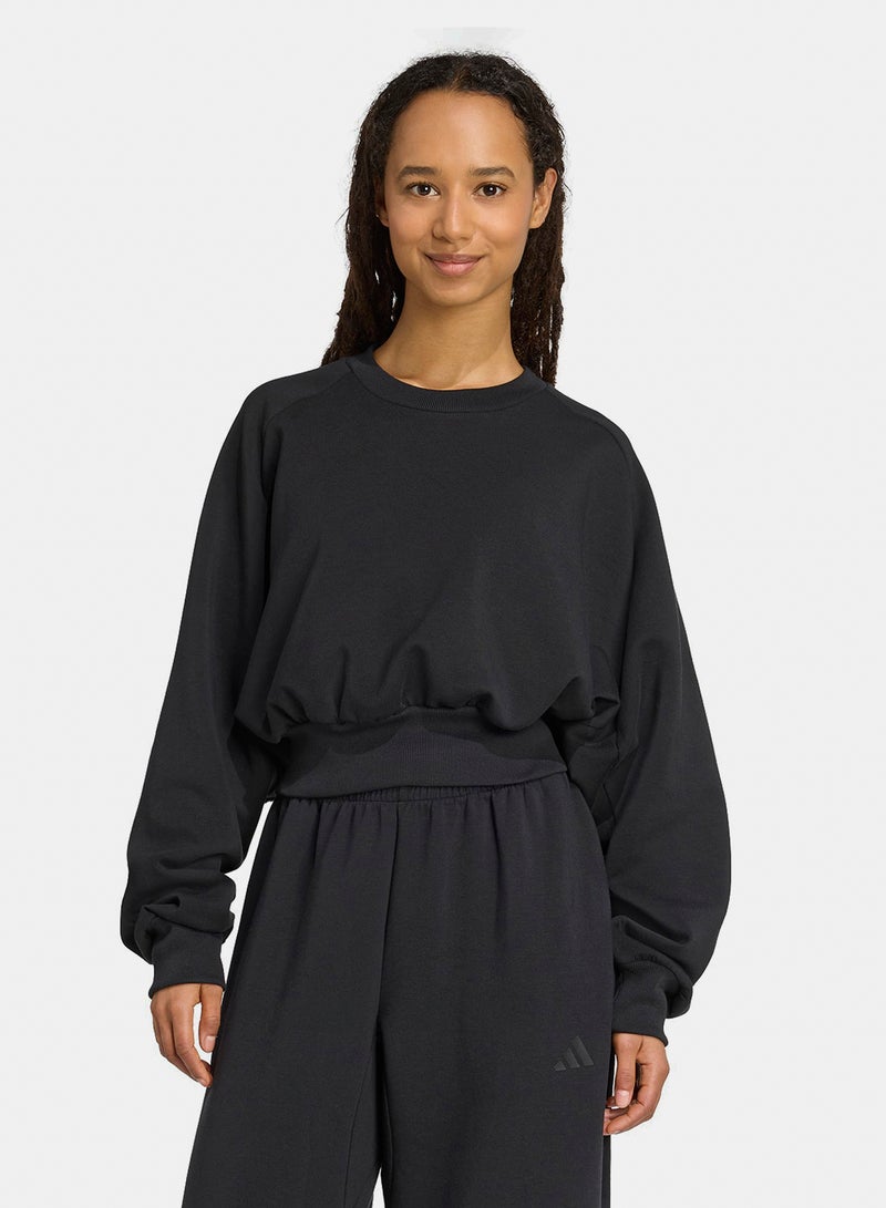 Adidas Soft Lux Crew Sweatshirt - Image 1