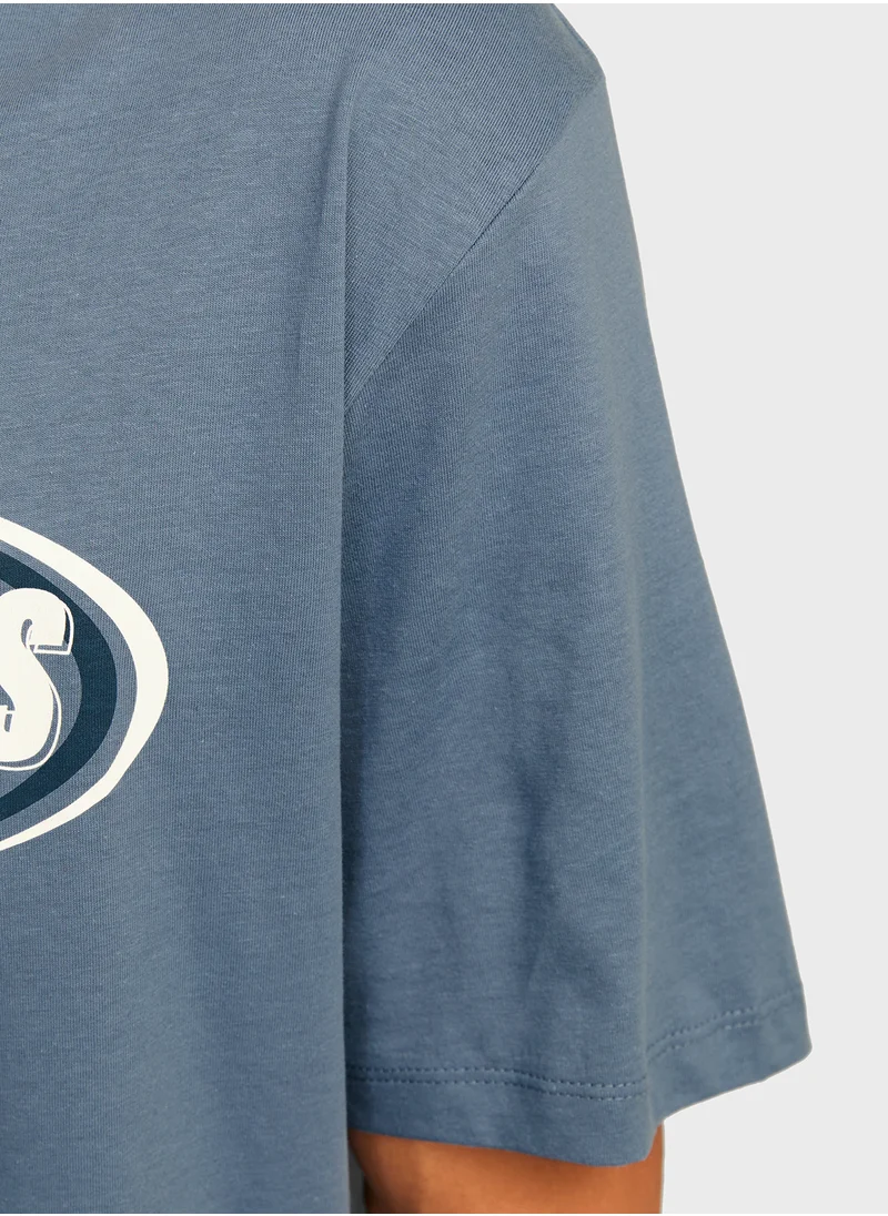 JACK & JONES Logo Crew Neck T-Shirt