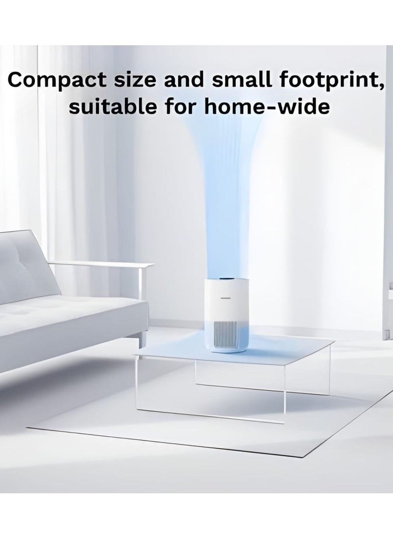 Air Purifier 4 Compact Smart  BHR5860EU – Powerful & Quiet Air Purifier with 99.97% Filtration, Smart App Control, Real-Time Air Quality Monitoring Low Noise & Energy Efficient Design – White AC-M18-SC White