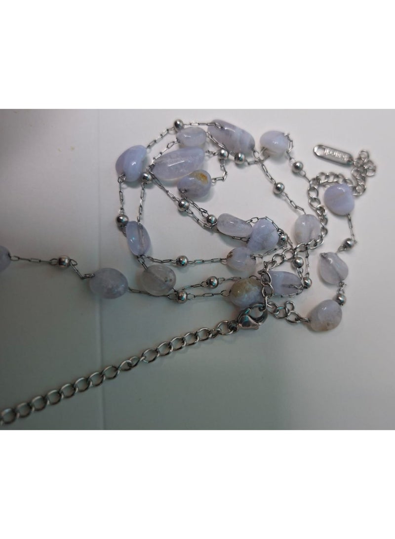 Lunar Stone Semi-Precious Necklace - Image 3