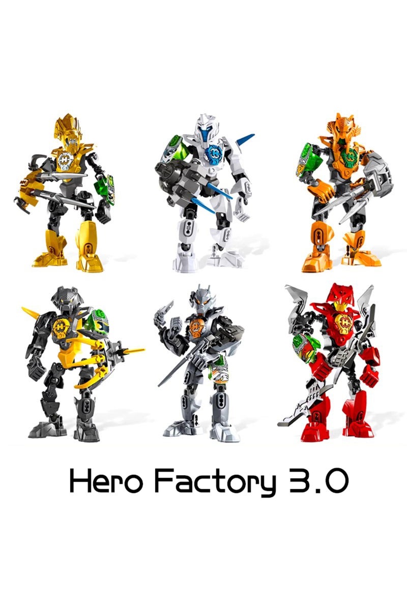 مجموعة مكعبات بناء هيرو فاكتوري ستار واريور بيونيكل (6 قطع) - بدون علبة أصلية