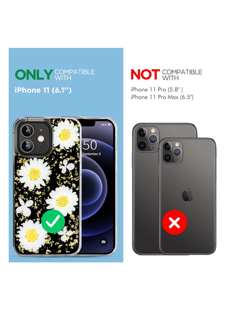 iPhone 11 Protective Case for Girls Floral Flower Pattern Design High Impact Shockproof Silicone Girls Women Cover Case - Image 2