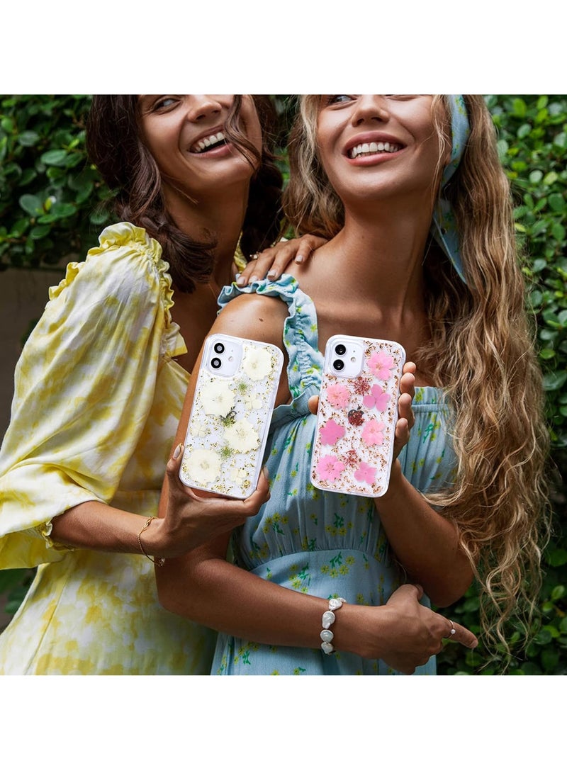 iPhone 11 Protective Case for Girls Floral Flower Pattern Design High Impact Shockproof Silicone Girls Women Cover Case - Image 3