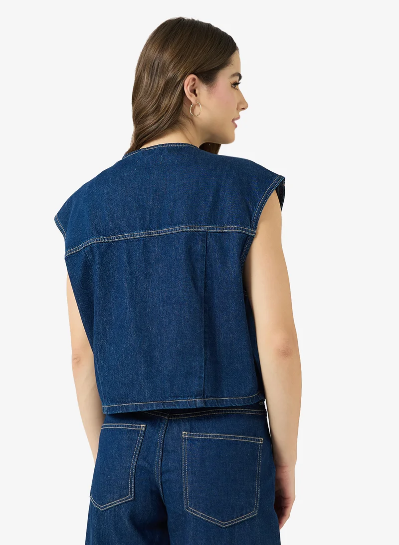 اونلي Onlsadie Sl Dnm Waistcoat Gen