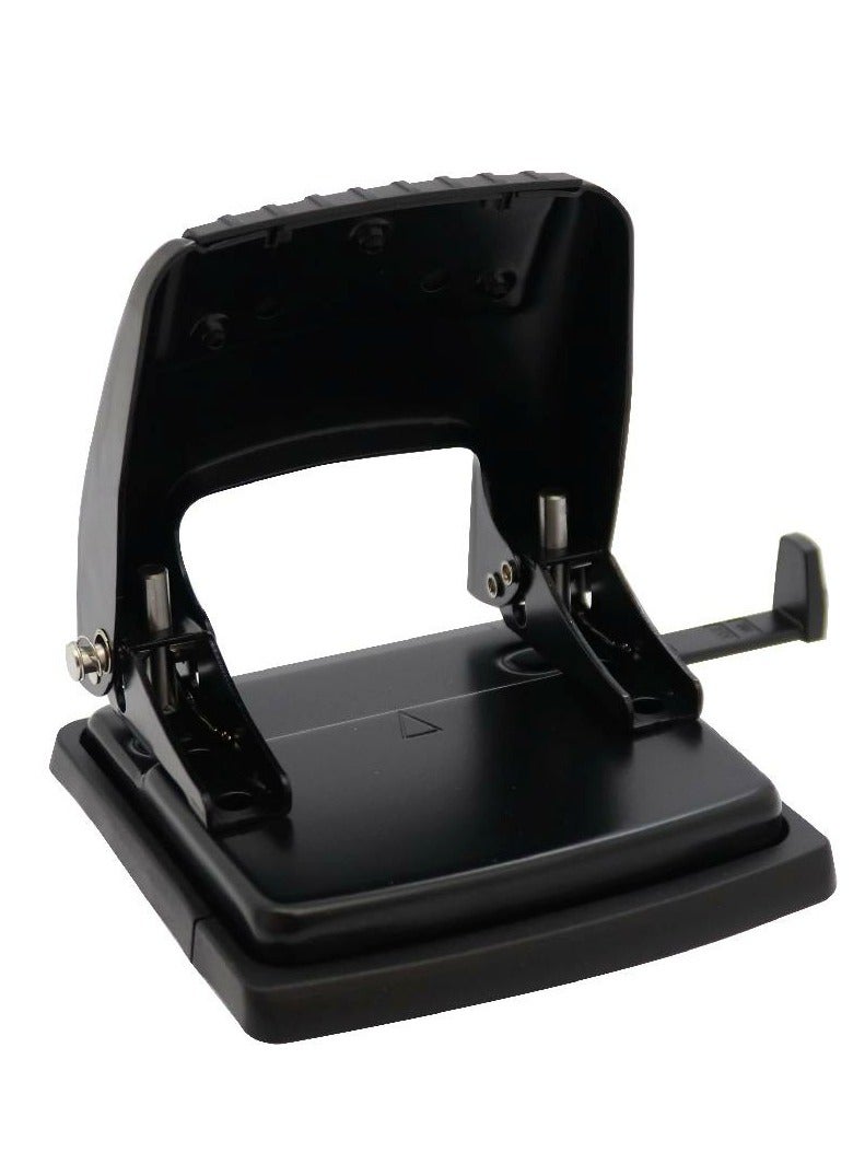 ROCO Hole Puncher, 2 Holes, Black, Capacity up to 30 Sheets (80 gsm) / 34 Sheets (70 gsm) - Image 3