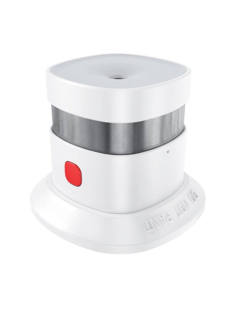 Mini Smoke Alarm, Fire Alarm Smoke Detector, Lightweight And Durable Fire Protection Alarm, Independent Smoke Detector Photoelectric Sensor For Home Office (1pc, White) - Image 1