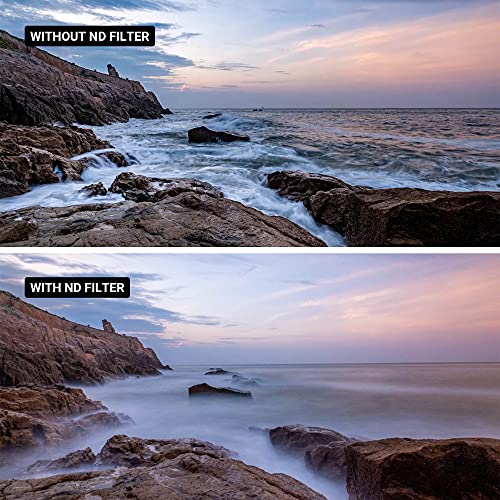 JJC 67mm Variable Neutral Density Filter ND2 to ND400, Slim Fader ND Filter for Canon EOS R RP R6 with RF 24-105mm F4-7.1, Canon 90D 80D with EF-S 18-135mm f/3.5-5.6 Lens & More with 67mm Thread - Image 2
